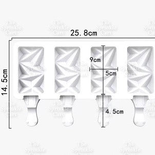 Popsicle Cakesicle Cakepop Ice Cream Silicone Molder and Packaging Supplies Stick OPP TSC