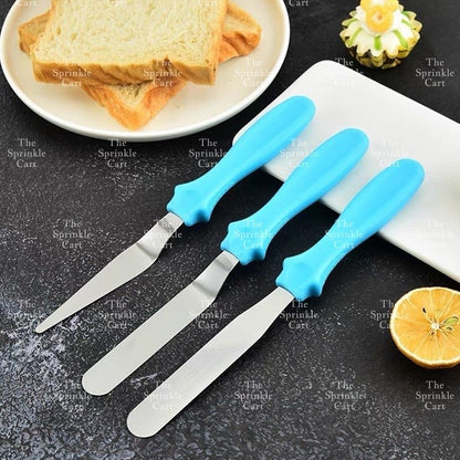 Offset Spatula Set Straight Angled Palette Knife for Baking and Cake Slicing Tool TSC