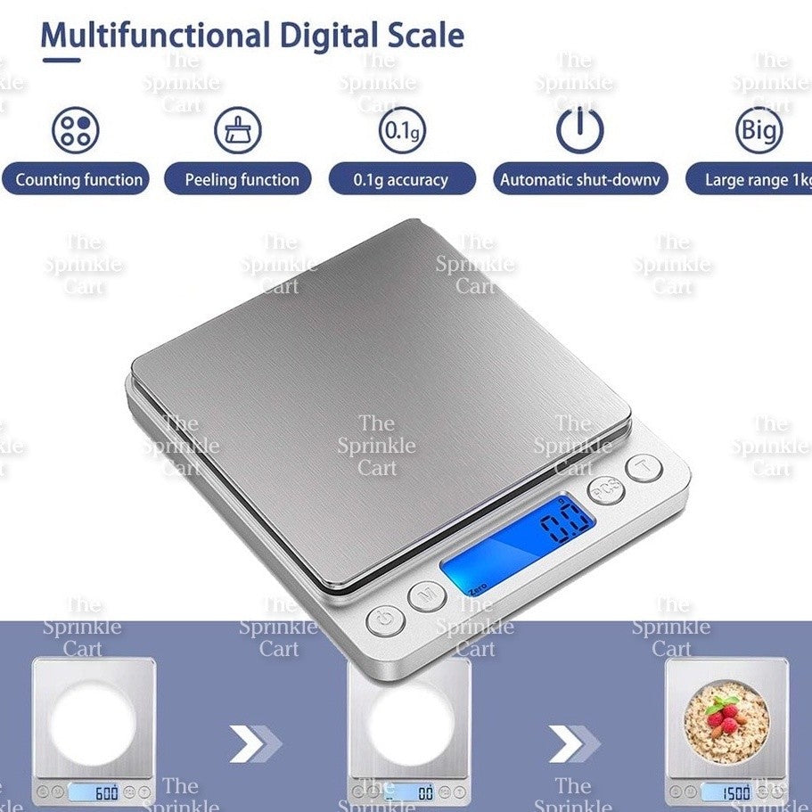 Portable Electronic Weighing Scale Digital and Hanging Hook Type for Kitchen and Baking Use TSC