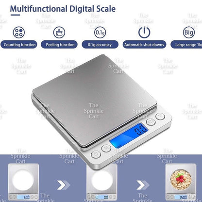 Portable Electronic Weighing Scale Digital and Hanging Hook Type for Kitchen and Baking Use TSC