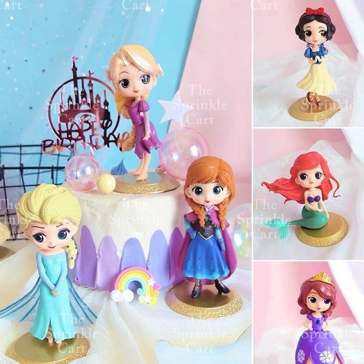Princess Unicorn Couple Ballerina Toy Topper for Cake Decoration and Gift TSC