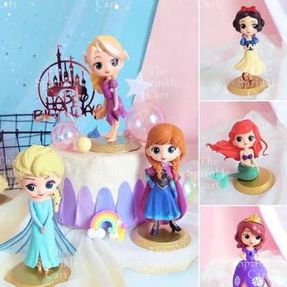 Princess Unicorn Couple Ballerina Toy Topper for Cake Decoration and Gift TSC