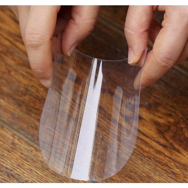 Transparent Plastic and Soft Scraper Smoother for Cake Decoration Use TSC