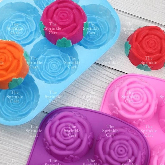 Flower Bloom Silicone Molder for Cake Candle Resin Mould TSC