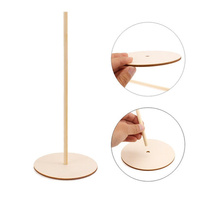 Wall Display Wooden Donuts Stand Holder Donut Sweets Doughnut Rack for Party Birthday Wedding