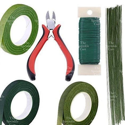 Thin Thick Floral Wire and Cutter Pliers TSC