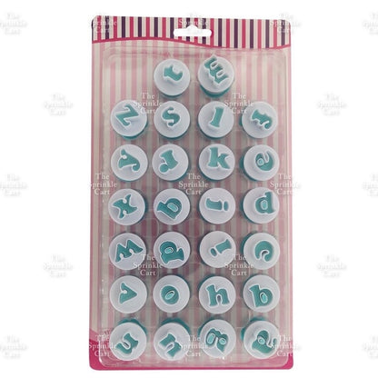 Alphabet & Number Molder Stamp Plunger Set for Fondant Lettering