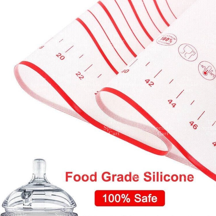 Non Stick Silicone Mat Kneading Dough Mat Cake Pad Silicone Non Slip Mat