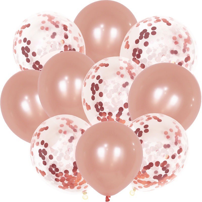 10pcs Set Metallic Confetti Party Balloon for Any Celebration TSC