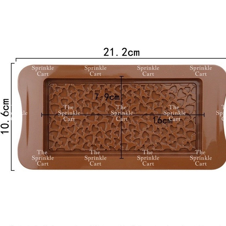 Bar Silicone Molder for Baking Chocolate Jelly and DIY Resin Clay Craft TSC