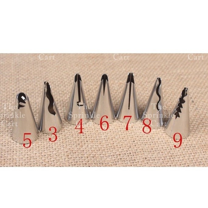 Dolls Dress Ruffles Nozzle Piping Tip Buttercream for Cake Decoration TSC