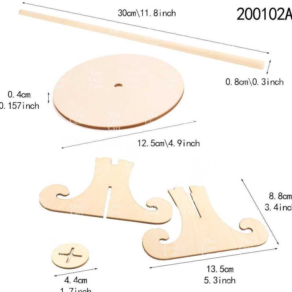 Wall Display Wooden Donuts Stand Holder Donut Sweets Doughnut Rack for Party Birthday Wedding