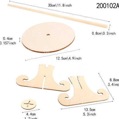 Wall Display Wooden Donuts Stand Holder Donut Sweets Doughnut Rack for Party Birthday Wedding