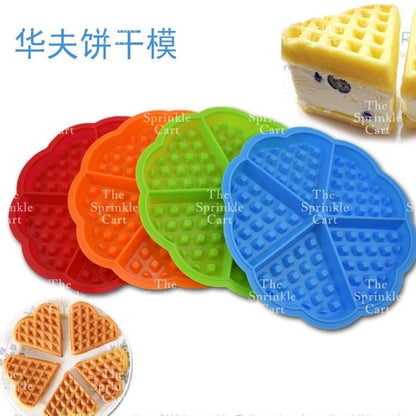 Waffle Heart Silicone Molder for Pancake Dessert Making Mould TSC