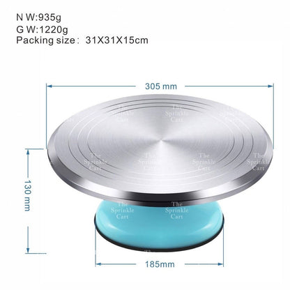Aluminum Alloy Cake Decorating Turntable TSC