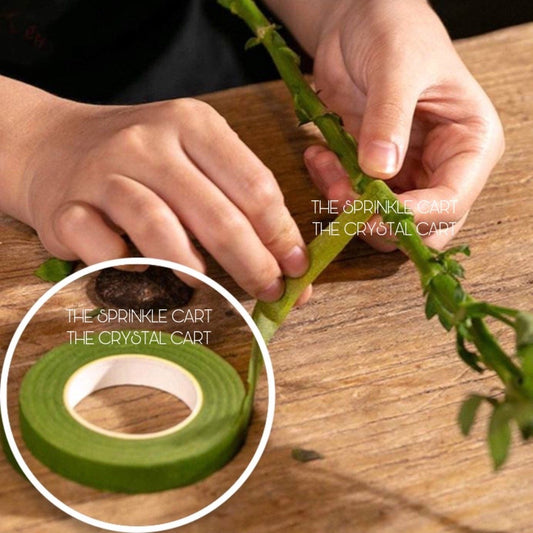 Waterproof Elastic Paper Floral Tape For DIY Flower Stem Leaves Arts and Decoration TSC