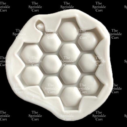 Honeycomb and Bee Theme Silicone Molder for Cake Decoration TSC