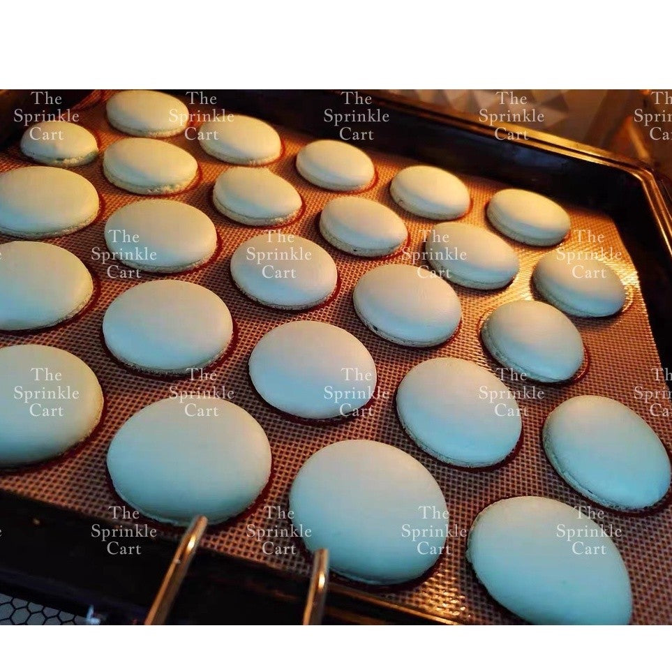 48-holes Macaron Silicone Baking Mat Oven-safe Non-Stick and Reusable TSC