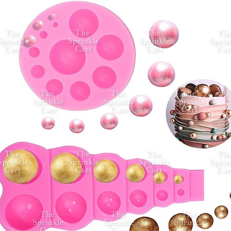 Silicone Fondant Mould and DIY Craft Round Pearl Knot Design TSC