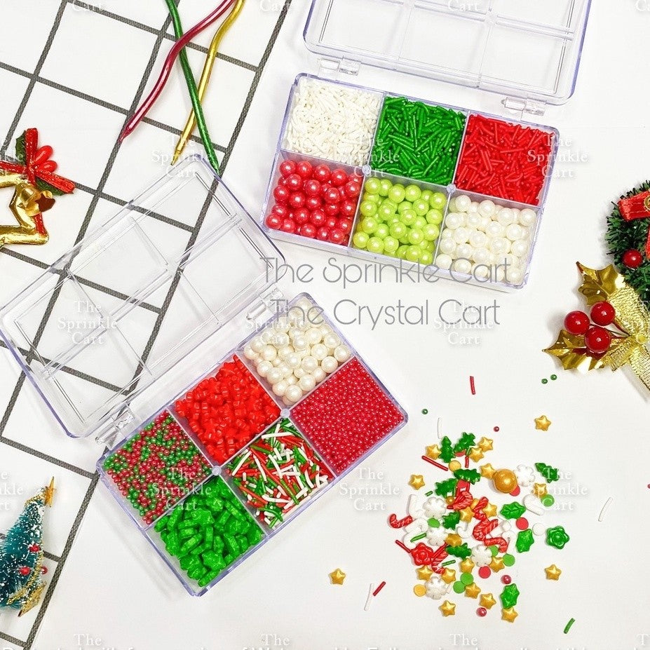 Edible Sprinkles Dragees for Christmas Halloween Valentines Theme Cake Decoration TSC