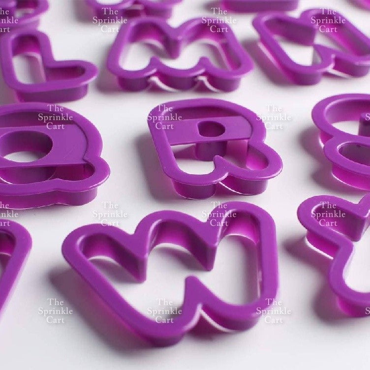 Alphabet Letter Number Sign Fondant Cookie Stamp Cutter Molder for Baking Use TSC