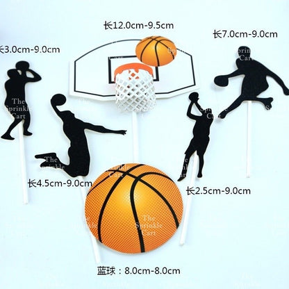 Basketball and Sports Ball Theme Cake Topper for Cake DecorationTSC