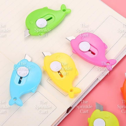 Cute Mini Cutter Dolphin Cutter Blade High Quality Sharp Utility Cutter TSC