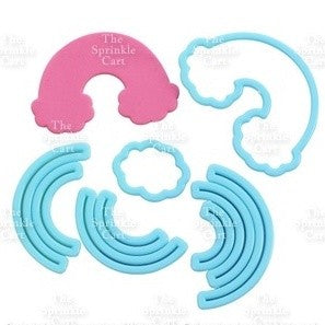 Rainbow Cutter for Cookie Dough Fondant Cake Decoration and DIY Craft TSC
