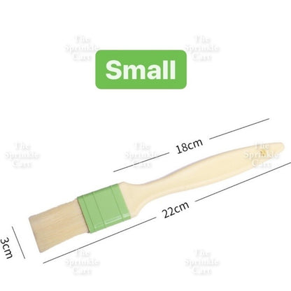 High Quality Wool Pastry Brush Food Grade BBQ Basting Brush Kitchen Tool TSC