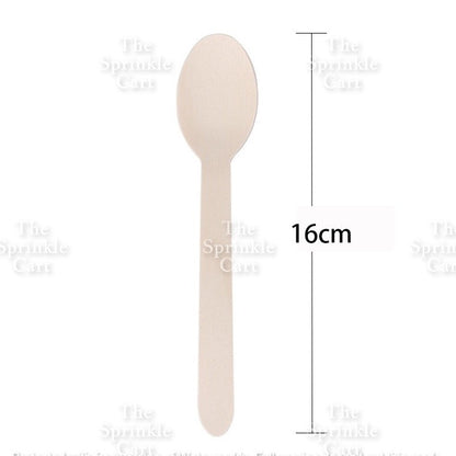 Wooden and Plastic Disposable Food Utensil Spoon Fork Knife Picks Barbeque Stick for Party Use TSC