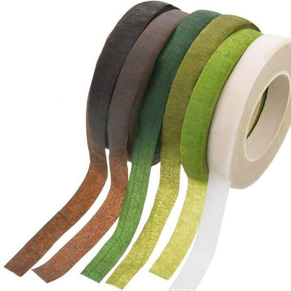 Waterproof Elastic Paper Floral Tape For DIY Flower Stem Leaves Arts and Decoration TSC