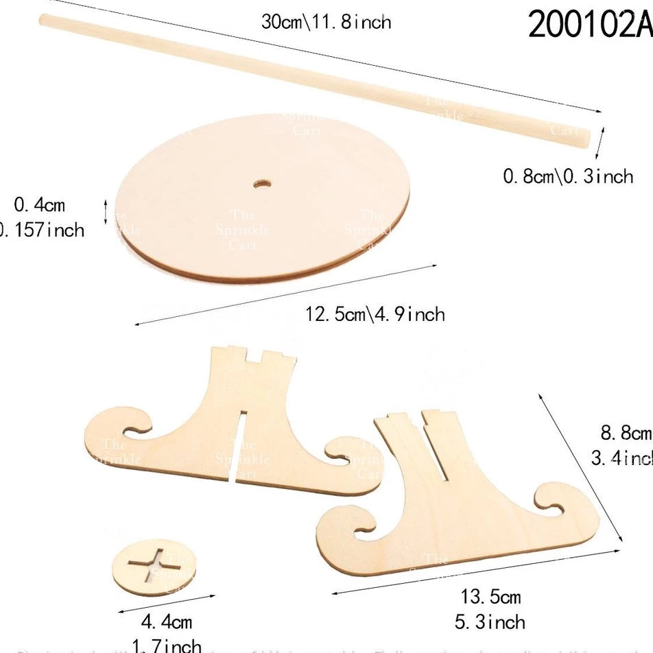 Wooden Donuts Wall Display Stand Holder Donut Sweets Doughnut Rack for Party Birthday Wedding