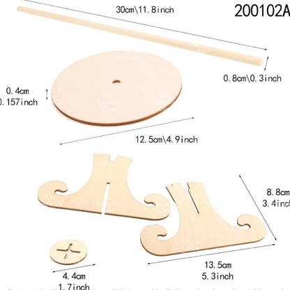 Wooden Donuts Wall Display Stand Holder Donut Sweets Doughnut Rack for Party Birthday Wedding