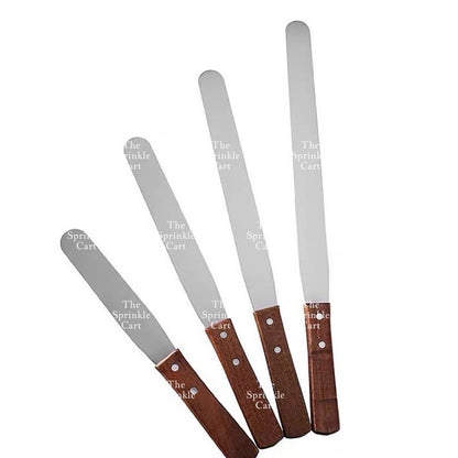 Stainless Steel Offset Cake Spatula Straight Angled Style Baking and Kitchen Tool TSC
