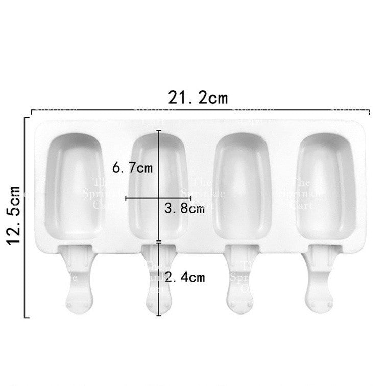 Popsicle Cakesicle Cakepop Ice Cream Silicone Molder and Packaging Supplies Stick OPP TSC