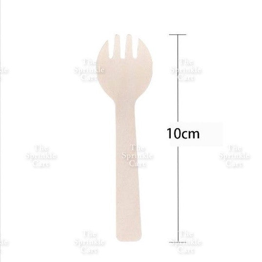Wooden and Plastic Disposable Food Utensil Spoon Fork Knife Picks Barbeque Stick for Party Use TSC