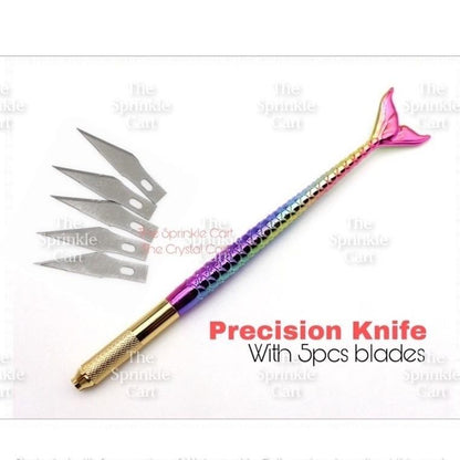 Pen Type Precision Knife with Extra Blade for DIY Craft and Cake Decoration TSC