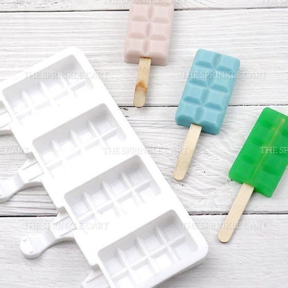 Popsicle Cakesicle Cakepop Ice Cream Silicone Molder and Packaging Supplies Stick OPP TSC