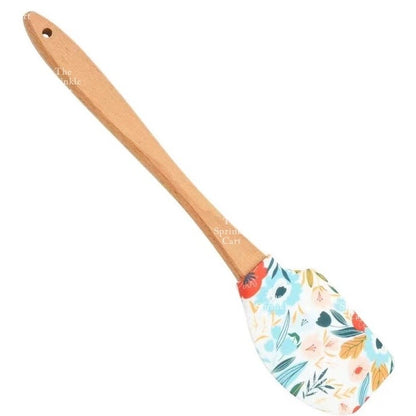 High Quality Silicone Spatula with Wooden Handle for Pastry Baking and Kitchen Tool TSC
