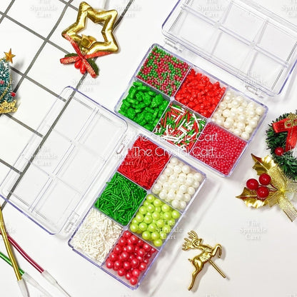 Edible Sprinkles Dragees for Christmas Halloween Valentines Theme Cake Decoration TSC