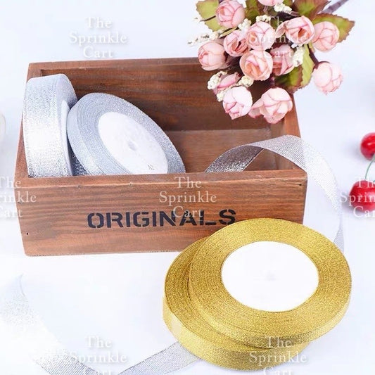 Colored Satin and Glitter Ribbon 1cm 2cm 4cm for Gift Wrapping and DIY Arts and Decoration TSC