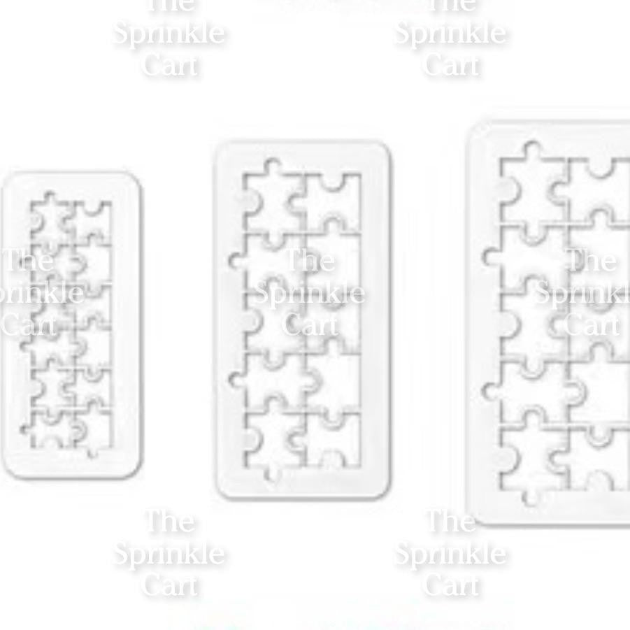 Geometric Grid Fondant Cookie Cutter Molder Hexagon Round Square Triangle for Baking Use TSC