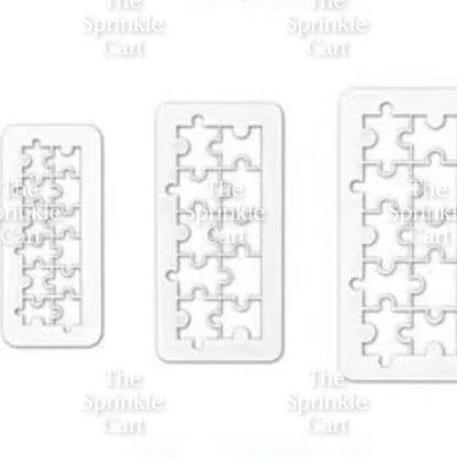 Geometric Grid Fondant Cookie Cutter Molder Hexagon Round Square Triangle for Baking Use TSC