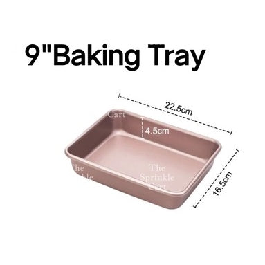 Non stick Golden Baking Pan Cupcake Molder Loaf Bento Pan Cake Japanese Cheesecake TSC