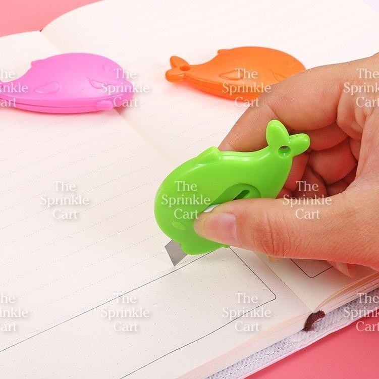 Cute Mini Cutter Dolphin Cutter Blade High Quality Sharp Utility Cutter TSC
