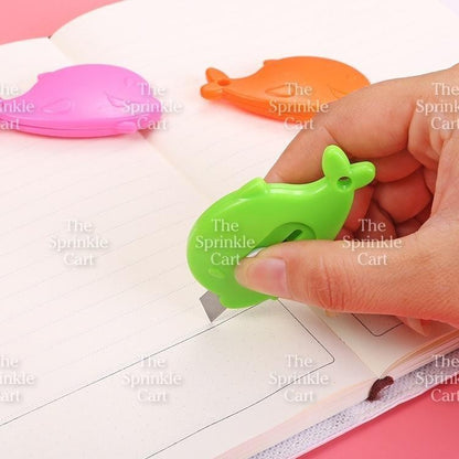 Cute Mini Cutter Dolphin Cutter Blade High Quality Sharp Utility Cutter TSC