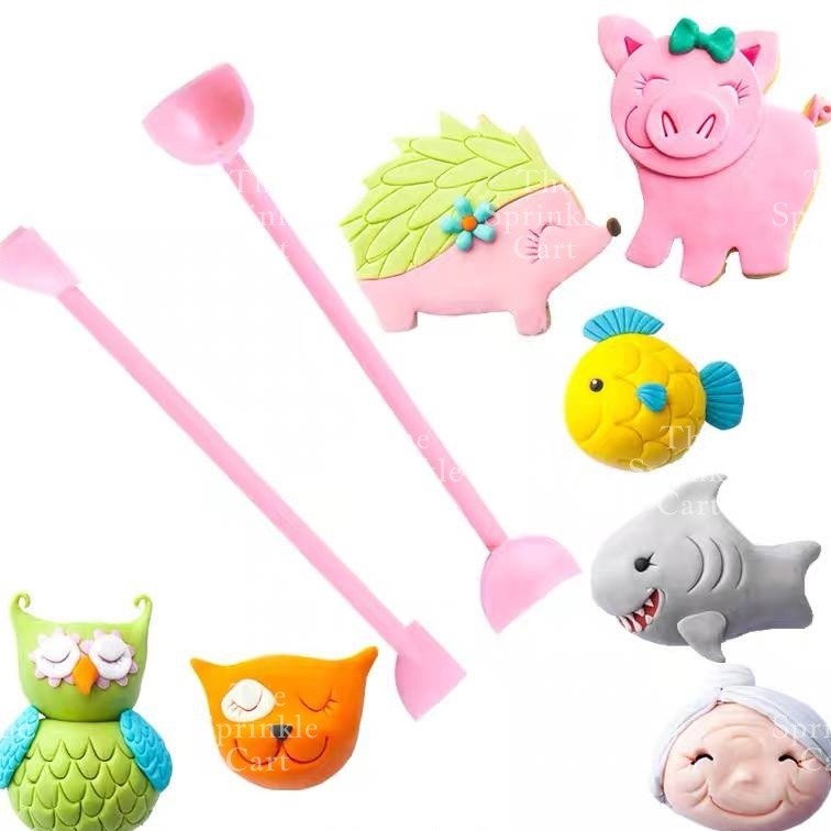Fondant Carving Tools for Doll Face and Body Patterns TSC