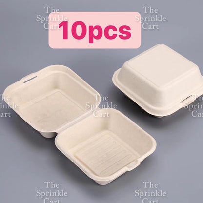 Bento Cake Box Clamshell Wax Paper Non grease Food Wrapper TSC