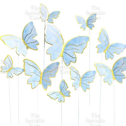 Butterfly Girl Fan Cake DIY Topper Decoration