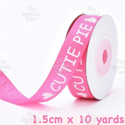 Christmas Ribbon Holidays Satin Ribbon Gift Christmas Happy Birthday Ribbon  theme Packaging
